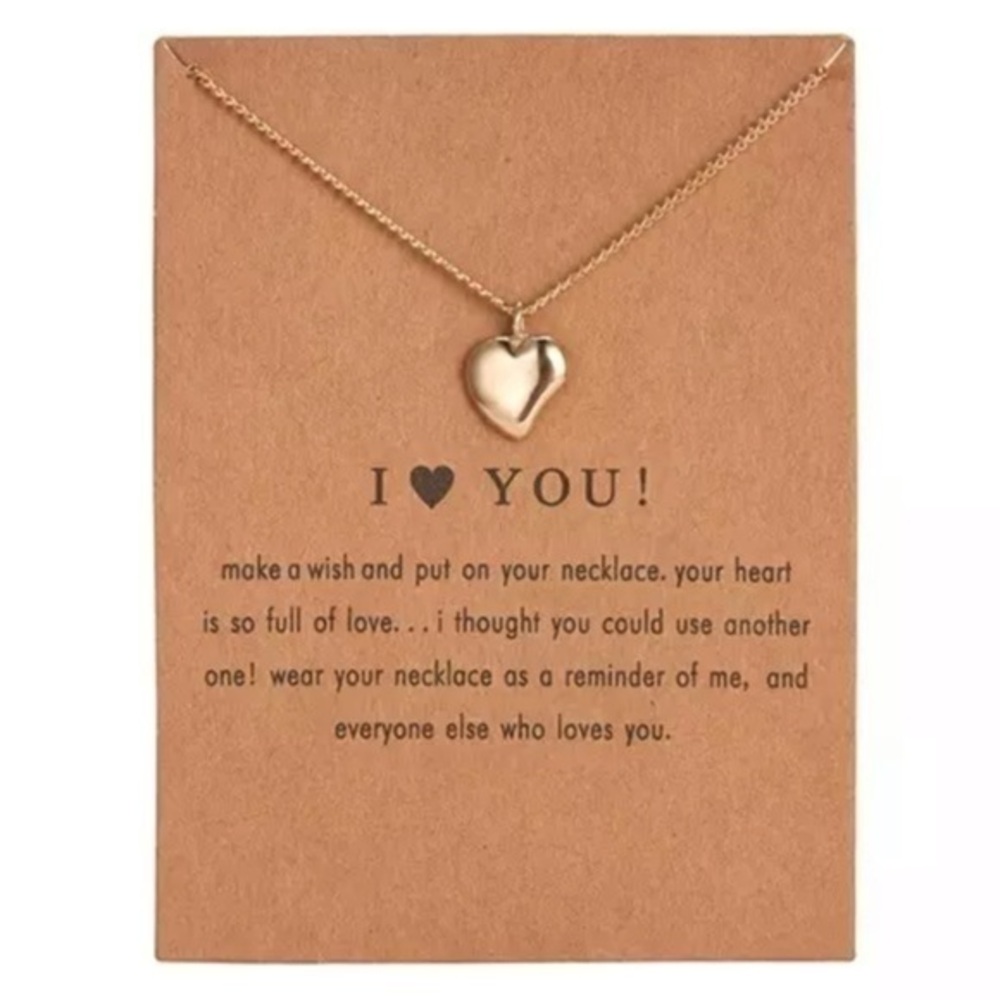 3/$30 💛 I <3 you Pendant Necklace